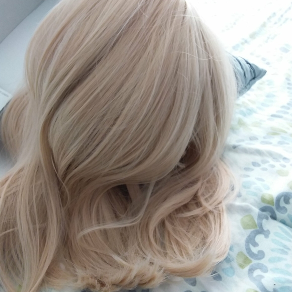 Real blonde wig
